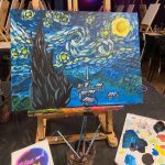 Taller de pintura y Vino: Obras de Van Gogh
