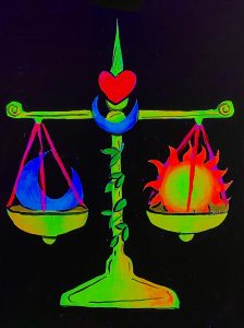 Pinta tu signo Libra en un taller artístico en Barcelona.
