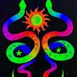 Pinta tu signo Géminis con colores flúor en Barcelona.