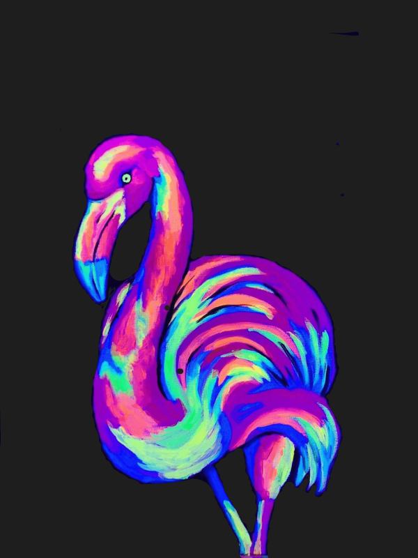 Taller FlamingGlow en Wine and Art Experience: pintura flúor de flamenco y vino en Barcelona