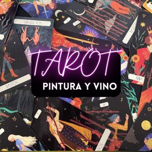 Taller de tarot, pintura y vino en Barcelona con Wine and Art Experience