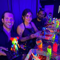 Taller de pintar con vino