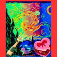 Pintura y vino: taller especial de San Valentin en Wine and Art Experience